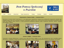Tablet Screenshot of dpspsarskie.srem.info